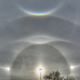 Illustration for article titled These Otherworldly Halos Turn Our Sun Into The Eye Of Sauron